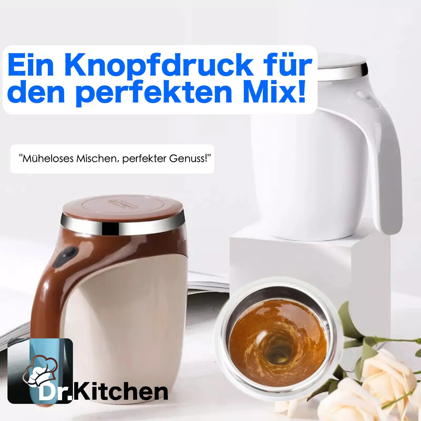 Wiederaufladbare Automatische Rühr-Kaffeetasse